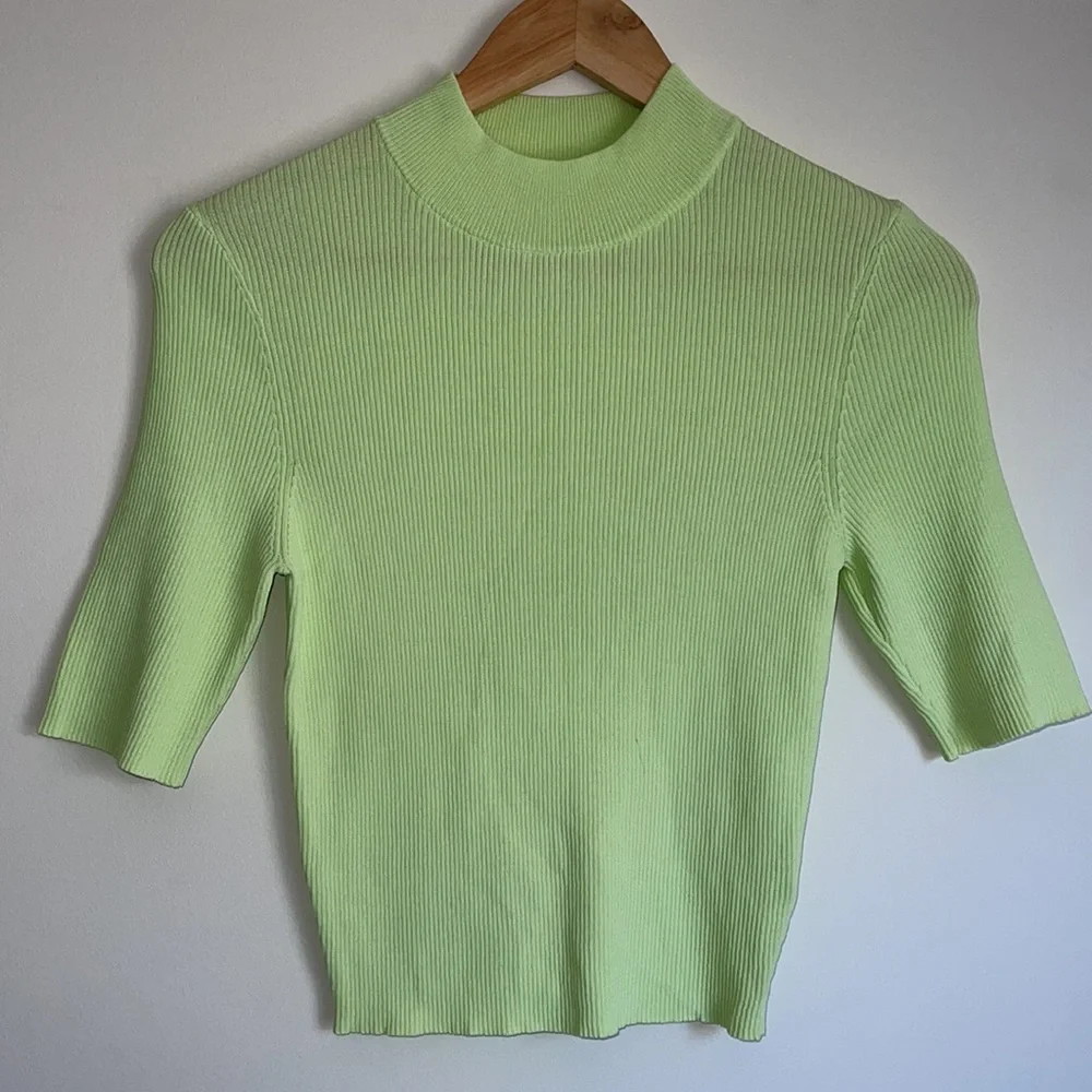 BEC & BRIDGE | Citrus Club Knit Tee in Key Lime - Picture 10 of 12